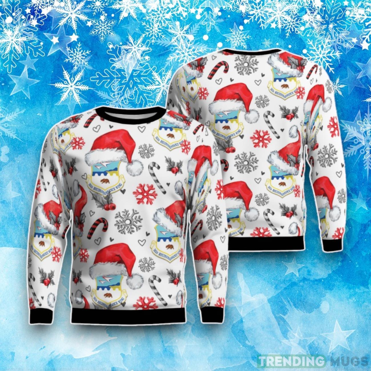 Us Air Force California Air National Guard 163d Attack Wing Ugly Christmas Sweater Product Photo 1 Us Air Force California Air National Guard 163d Attack Wing Ugly Christmas Sweater Product Photo 1