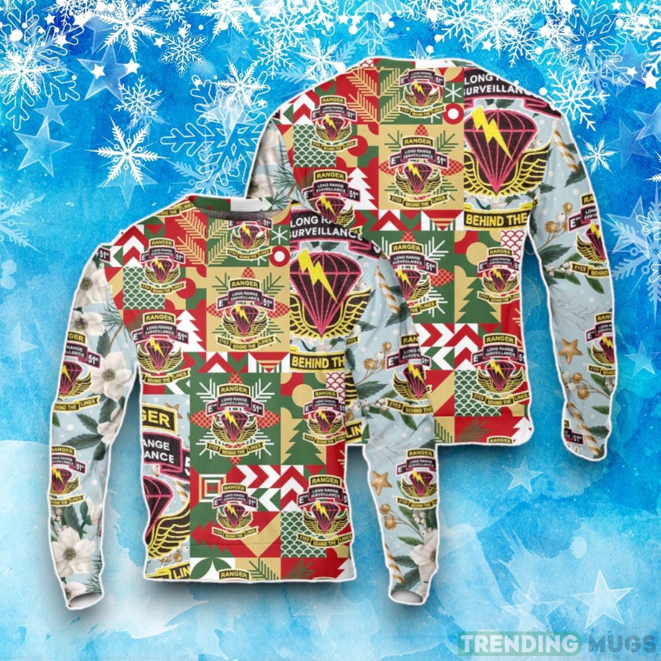 US Army 51st Infantry Regiment Christmas Ugly Sweater Product Photo 1 US Army 51st Infantry Regiment Christmas Ugly Sweater Product Photo 1