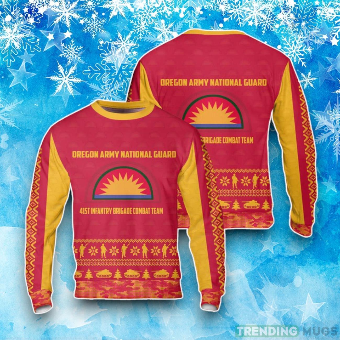 US Army Oregon National Guard 41st Infantry Brigade Christmas Ugly Sweater Product Photo 1 US Army Oregon National Guard 41st Infantry Brigade Christmas Ugly Sweater Product Photo 1