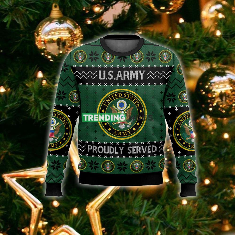 US Army Veteran Ugly Christmas Sweater Gift Men And Women 3D Sweater US Army Veteran Ugly Christmas Sweater Gift Men And Women 3D Sweater
