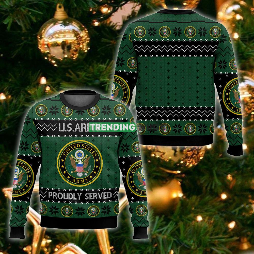 US Army Veteran Ugly Christmas Sweater Gift Men And Women - US Army Veteran Ugly Christmas Sweater For Men And Women Photo 1 US Army Veteran Ugly Christmas Sweater Gift Men And Women - US Army Veteran Ugly Christmas Sweater For Men And Women Photo 1