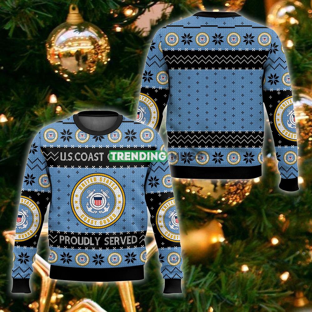 US Coast Guard Veteran Ugly Christmas Sweater Gift Men And Women - US Coast Guard Veteran Ugly Christmas Sweater For Men And Women Photo 1 US Coast Guard Veteran Ugly Christmas Sweater Gift Men And Women - US Coast Guard Veteran Ugly Christmas Sweater For Men And Women Photo 1