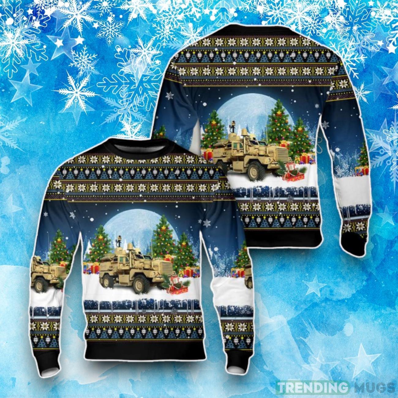 U.S. Marine Corps Cougar (MRAP) Ugly Christmas Sweater 3D Product Photo 1 U.S. Marine Corps Cougar (MRAP) Ugly Christmas Sweater 3D Product Photo 1