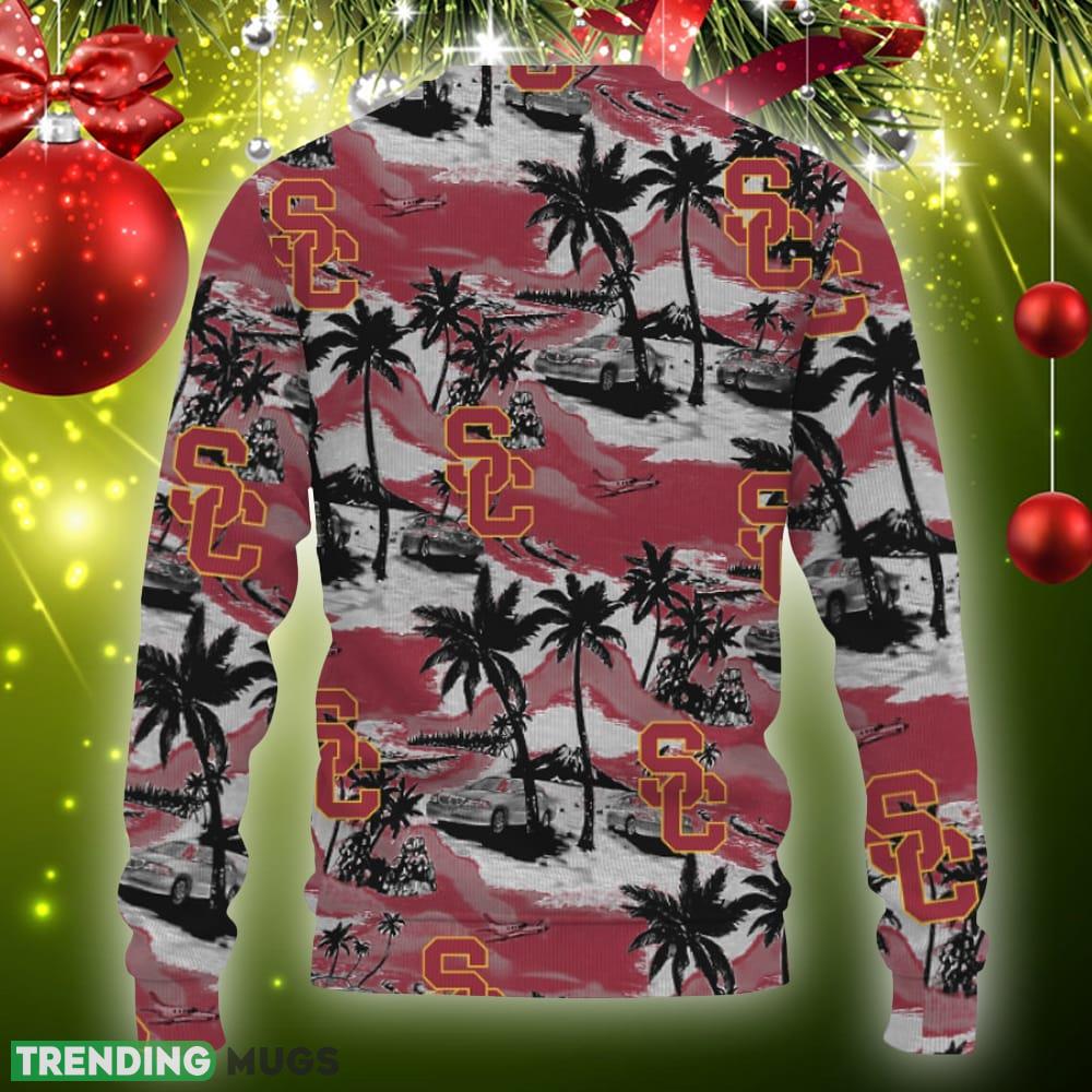 USC Trojans Tropical Patterns For Fans Club Gifts Ugly Xmas Sweater Gift Holidays 3D Sweater USC Trojans Tropical Patterns For Fans Club Gifts Ugly Xmas Sweater Gift Holidays 3D Sweater