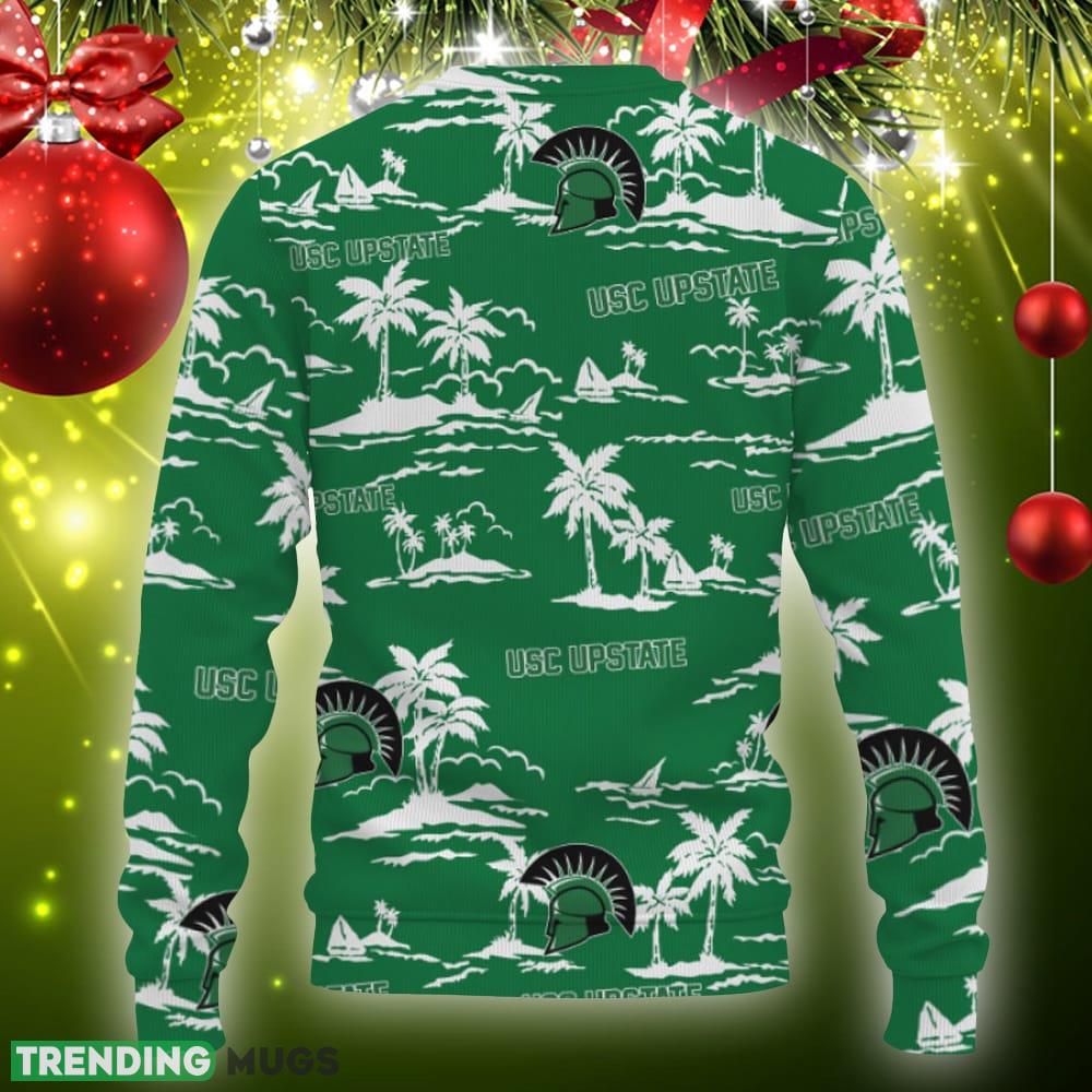 USC Upstate Spartans Aloha Hawaii Beach Knitted Xmas 3D Sweater Gift Holidays 3D Sweater USC Upstate Spartans Aloha Hawaii Beach Knitted Xmas 3D Sweater Gift Holidays 3D Sweater