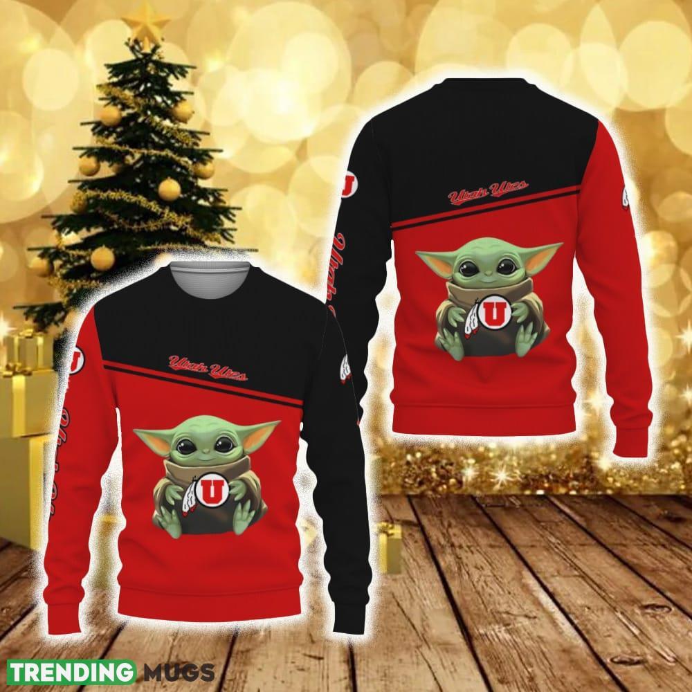 Utah Utes American Sports Team Baby Yoda Cute Funny 3D Sweater For Men And Women Gift Christmas - Utah Utes American Sports Team Baby Yoda Cute Funny 3D Sweater For Men And Women Gift Christmas Utah Utes American Sports Team Baby Yoda Cute Funny 3D Sweater For Men And Women Gift Christmas - Utah Utes American Sports Team Baby Yoda Cute Funny 3D Sweater For Men And Women Gift Christmas