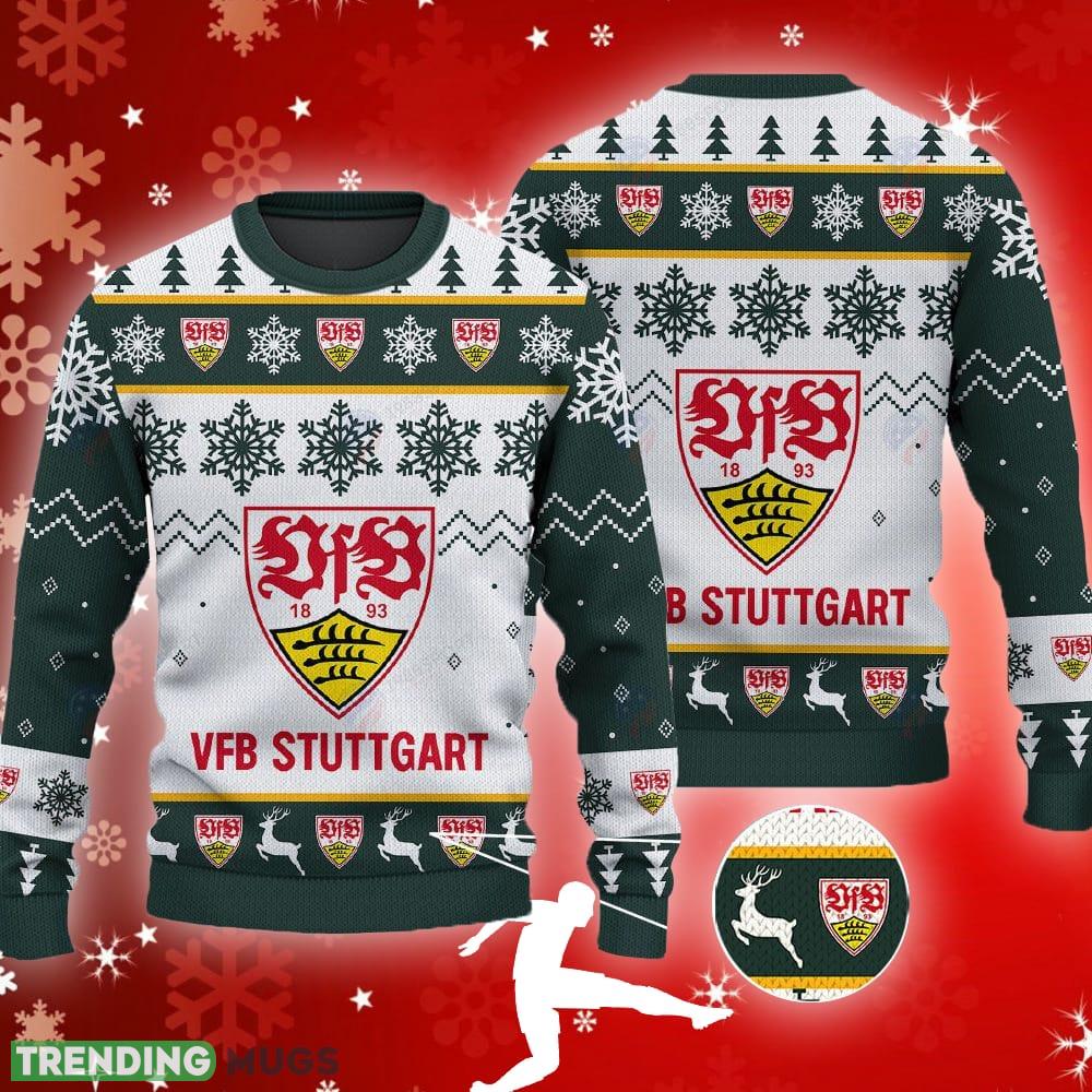 Vfb Stuttgart Big Logo Ugly Snowflakes Reindeer Green 3D Sweater Gift Holidays - Vfb Stuttgart Big Logo Ugly Snowflakes Reindeer Green 3D Sweater Gift Holidays Vfb Stuttgart Big Logo Ugly Snowflakes Reindeer Green 3D Sweater Gift Holidays - Vfb Stuttgart Big Logo Ugly Snowflakes Reindeer Green 3D Sweater Gift Holidays