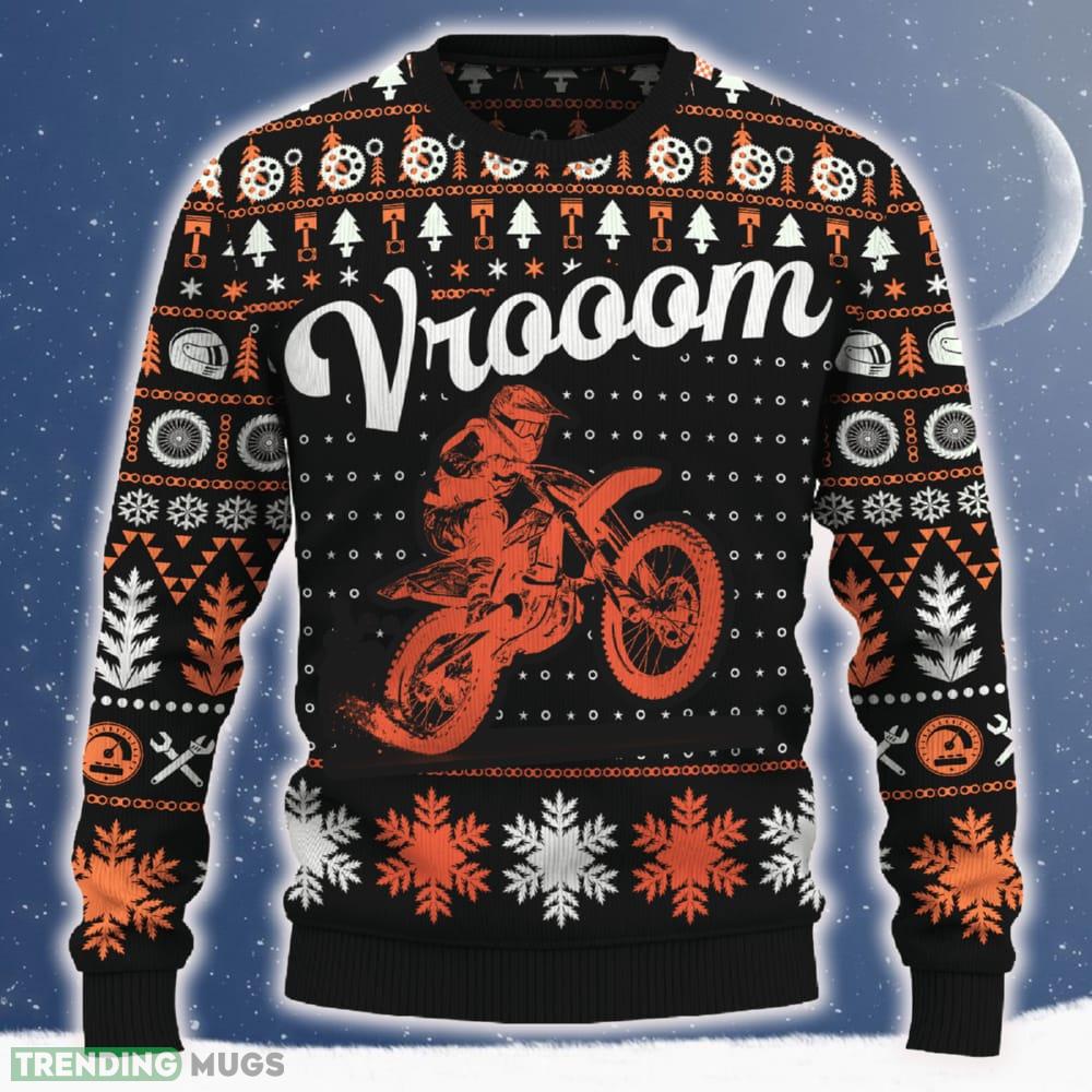 Vrooom 250 SX F Ugly Christmas Sweater 2023 Trending Motorcross Boutique For Fans Gift - Vrooom 250 SX-F Ugly Christmas Sweater_ 1 Vrooom 250 SX F Ugly Christmas Sweater 2023 Trending Motorcross Boutique For Fans Gift - Vrooom 250 SX-F Ugly Christmas Sweater_ 1