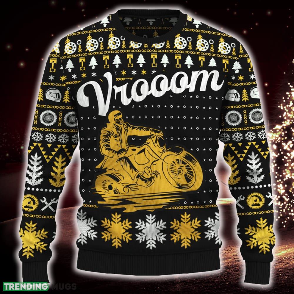 Vrooom Cruiser Moto For Fans Ugly Christmas Sweater Gift Familys - Vrooom Cruiser Motorcycle Ugly Christmas Sweater_ 1 Vrooom Cruiser Moto For Fans Ugly Christmas Sweater Gift Familys - Vrooom Cruiser Motorcycle Ugly Christmas Sweater_ 1