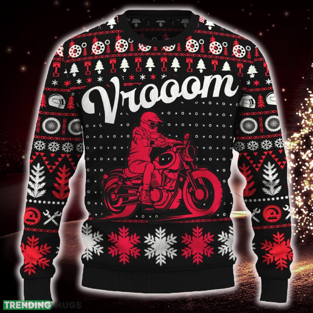 Vrooom Freedom Cruiser For Fans Ugly Christmas Sweater Gift Familys - Vrooom Freedom Cruiser Christmas Sweater_ 1 Vrooom Freedom Cruiser For Fans Ugly Christmas Sweater Gift Familys - Vrooom Freedom Cruiser Christmas Sweater_ 1