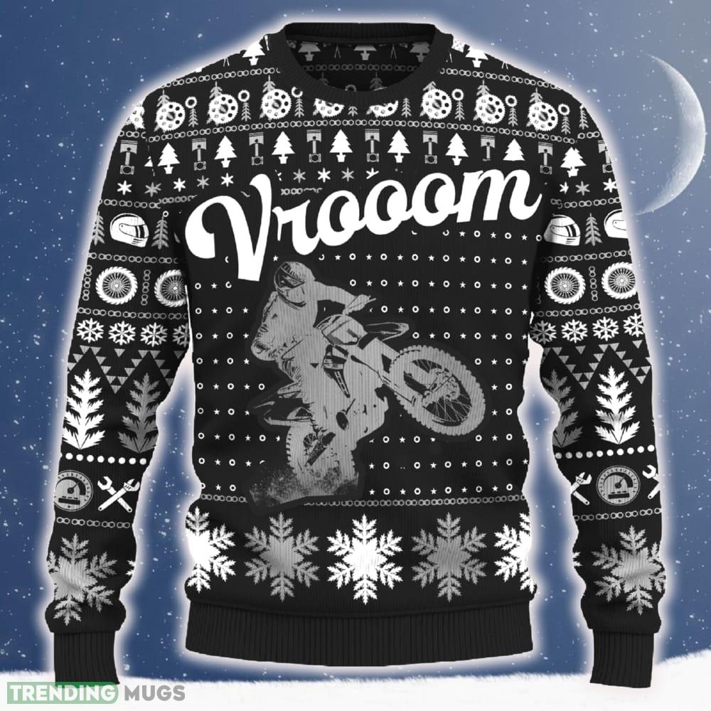 Vrooom FS 450 Ugly Christmas Sweater 2023 Trending Motorcross Soft For Fans Gift - Vrooom FS 450 Ugly Christmas Sweater_ 1 Vrooom FS 450 Ugly Christmas Sweater 2023 Trending Motorcross Soft For Fans Gift - Vrooom FS 450 Ugly Christmas Sweater_ 1