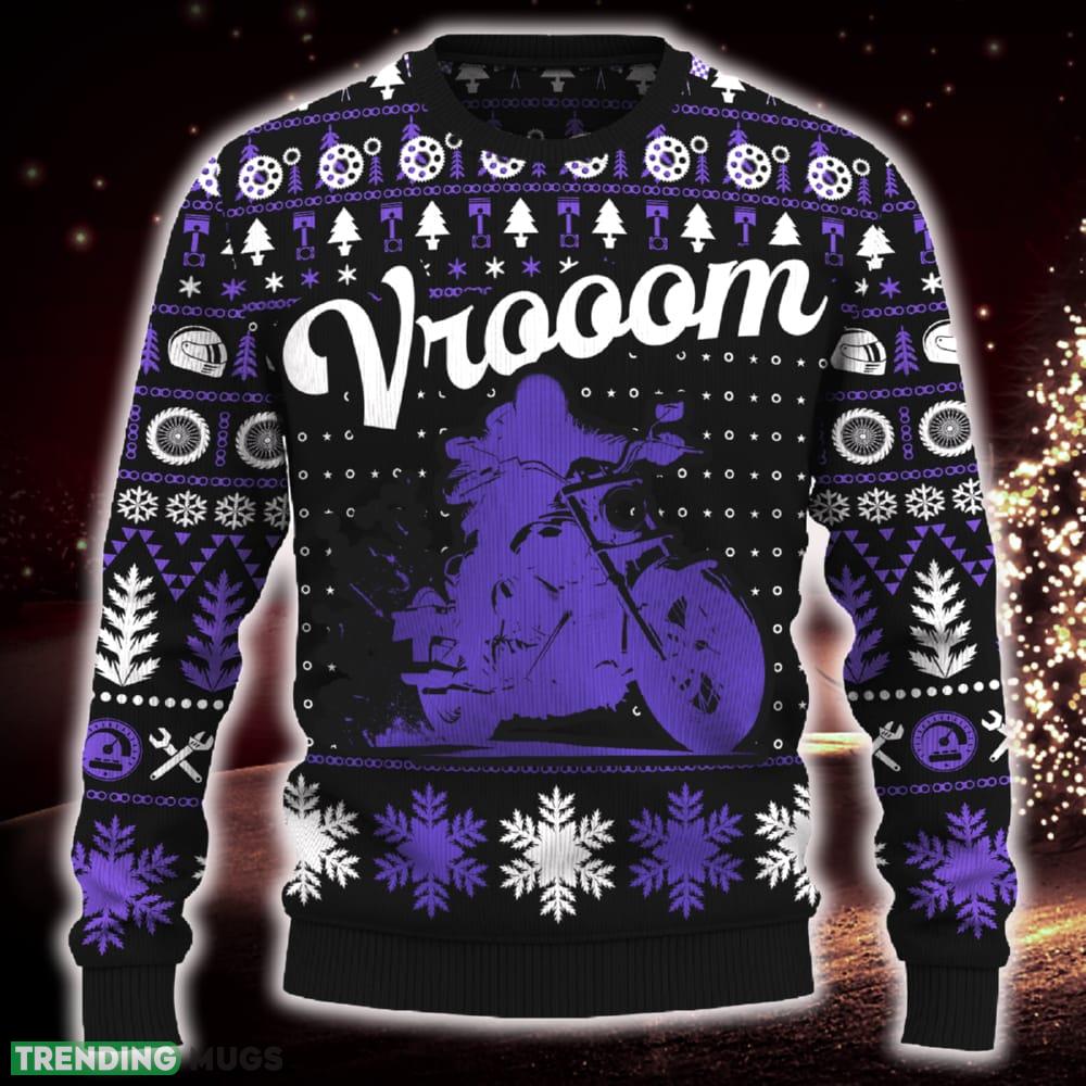 Vrooom Sportster S Cruiser For Fans Ugly Christmas Sweater Gift Familys - Vrooom Sportster S Cruiser Christmas Sweater_ 1 Vrooom Sportster S Cruiser For Fans Ugly Christmas Sweater Gift Familys - Vrooom Sportster S Cruiser Christmas Sweater_ 1