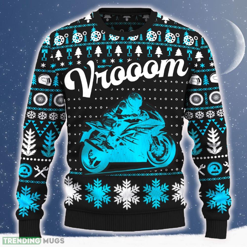 Vrooom YZF R1 Ugly Christmas Sweater 2023 Trending Motorcross Comfort For Fans Gift - Vrooom YZF-R1 Christmas Sweater_ 1 Vrooom YZF R1 Ugly Christmas Sweater 2023 Trending Motorcross Comfort For Fans Gift - Vrooom YZF-R1 Christmas Sweater_ 1