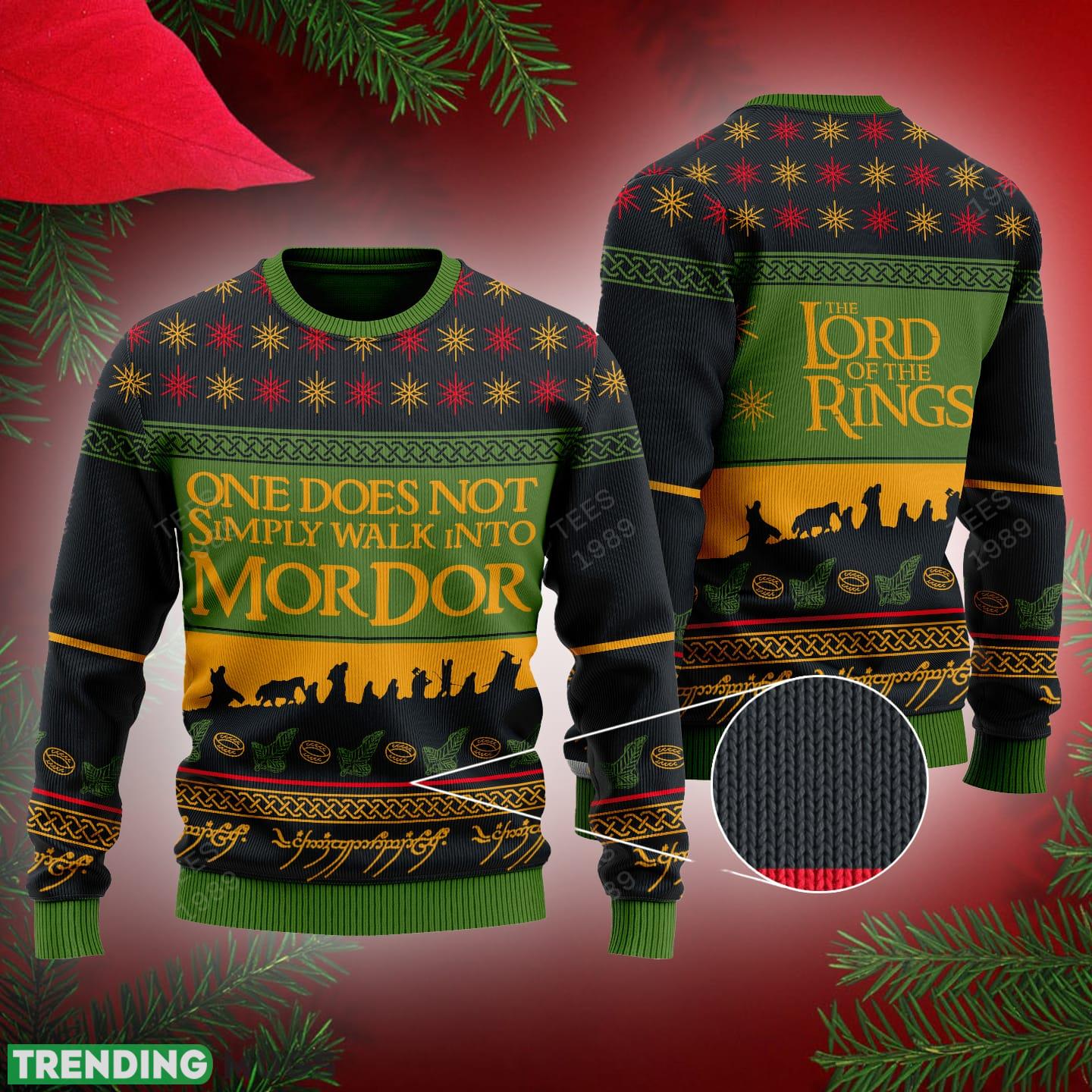 Walk Into Mordor Ugly Xmas 3D Sweater Gift Holidays - Walk Into Mordor Ugly Xmas 3D Sweater Gift Holidays Walk Into Mordor Ugly Xmas 3D Sweater Gift Holidays - Walk Into Mordor Ugly Xmas 3D Sweater Gift Holidays