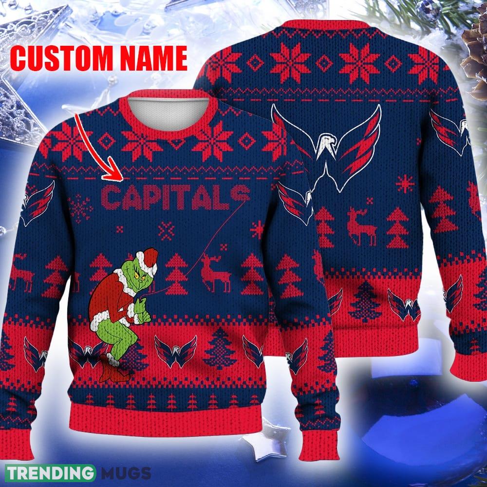Washington Capitals Ugly Christmas Sweater Grinch Custom Ice Hockey NHL Gift For Christmas Holidays Custom Name - Washington Capitals Ugly Christmas Sweater Grinch Custom Ice Hockey NHL Gift For Christmas Holidays Custom Name Washington Capitals Ugly Christmas Sweater Grinch Custom Ice Hockey NHL Gift For Christmas Holidays Custom Name - Washington Capitals Ugly Christmas Sweater Grinch Custom Ice Hockey NHL Gift For Christmas Holidays Custom Name