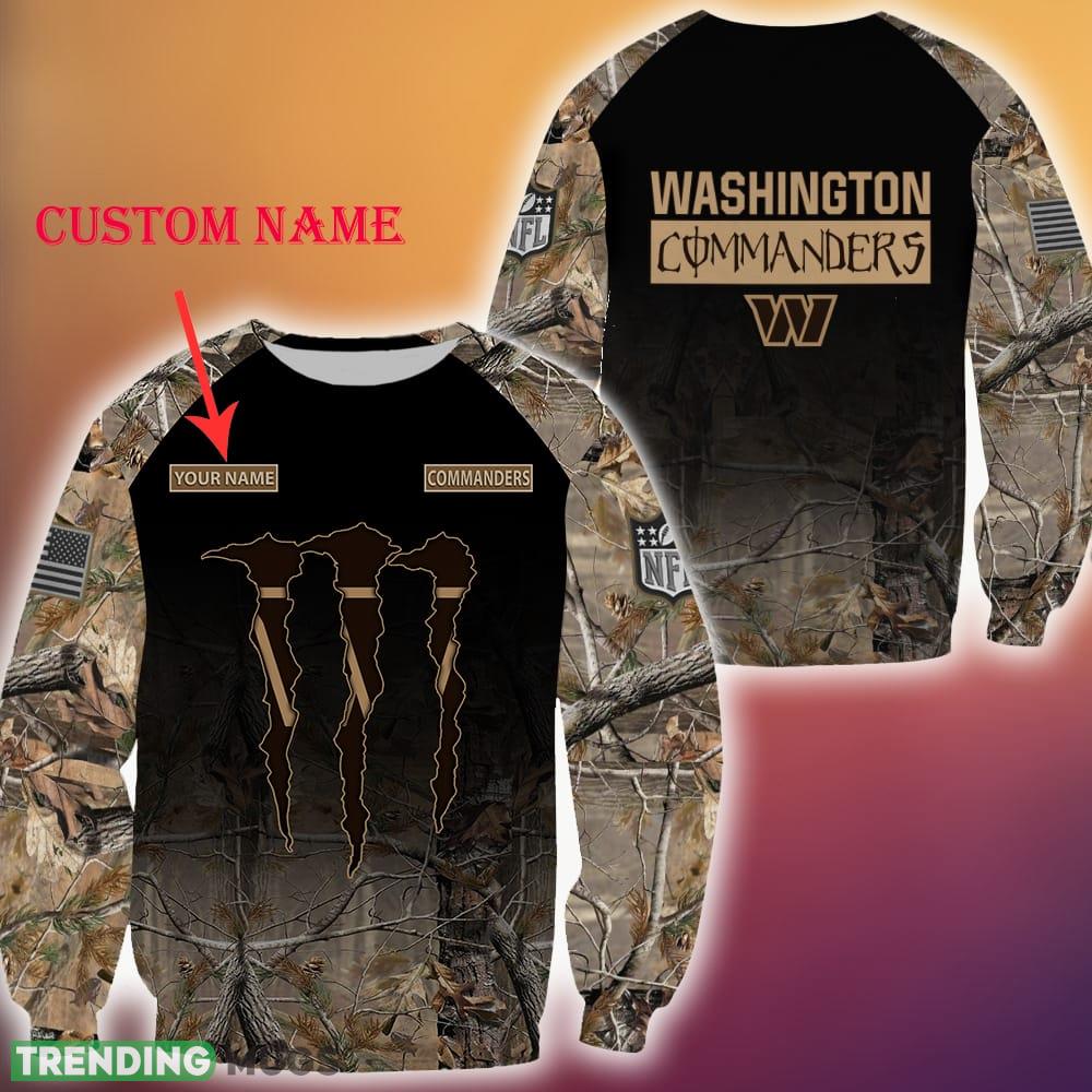 Washington Commanders Custom Name NFL Hunting Camo 3D Sweater Veteran Gift Holidays Ugly For Christmas - Washington Commanders Custom Name NFL Hunting Camo 3D Sweater Veteran Gift For Men And Women Christmas Washington Commanders Custom Name NFL Hunting Camo 3D Sweater Veteran Gift Holidays Ugly For Christmas - Washington Commanders Custom Name NFL Hunting Camo 3D Sweater Veteran Gift For Men And Women Christmas