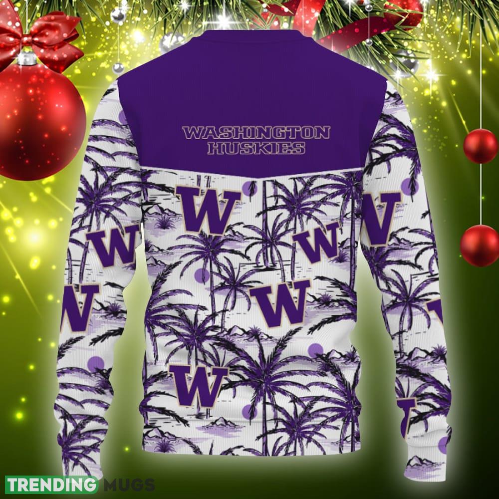 Washington Huskies Champions Sports Coconut Patterns 2023 Ugly Christmas Sweater AOP 3D Sweater Washington Huskies Champions Sports Coconut Patterns 2023 Ugly Christmas Sweater AOP 3D Sweater