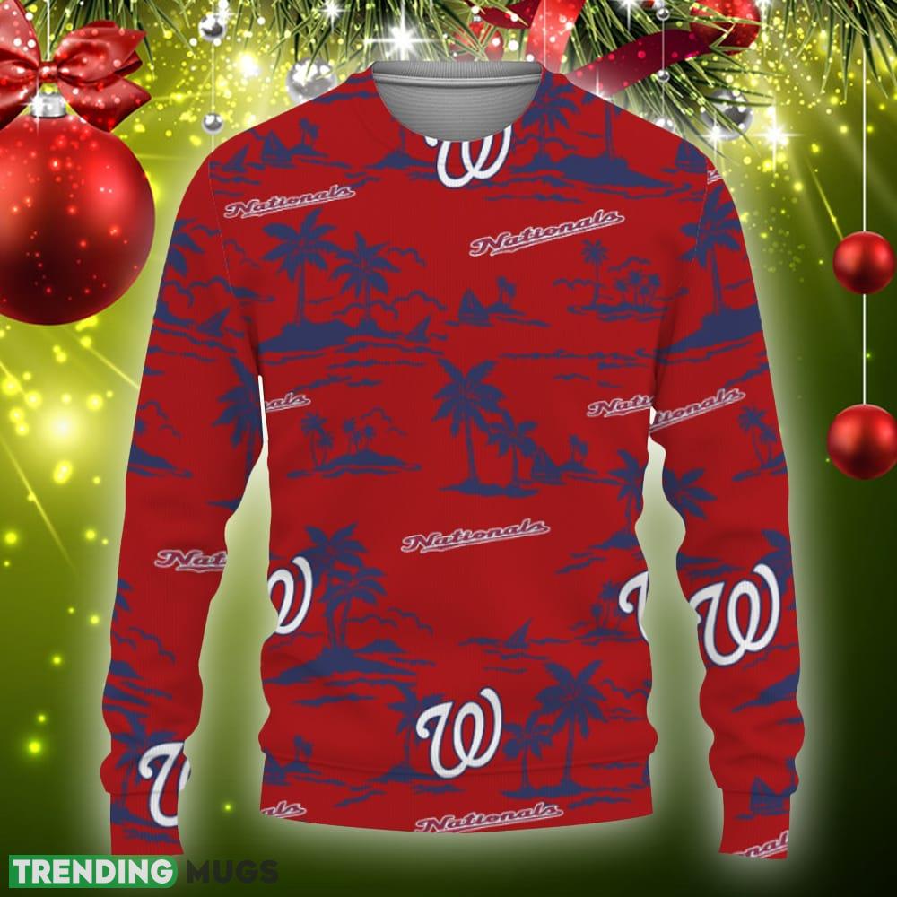 Washington Nationals Aloha Hawaii Beach Ugly Xmas Sweater AOP Gift Holidays - Washington Nationals Hawaiian Aloha Hawaii Beach-3D Sweatshirt_3 Washington Nationals Aloha Hawaii Beach Ugly Xmas Sweater AOP Gift Holidays - Washington Nationals Hawaiian Aloha Hawaii Beach-3D Sweatshirt_3