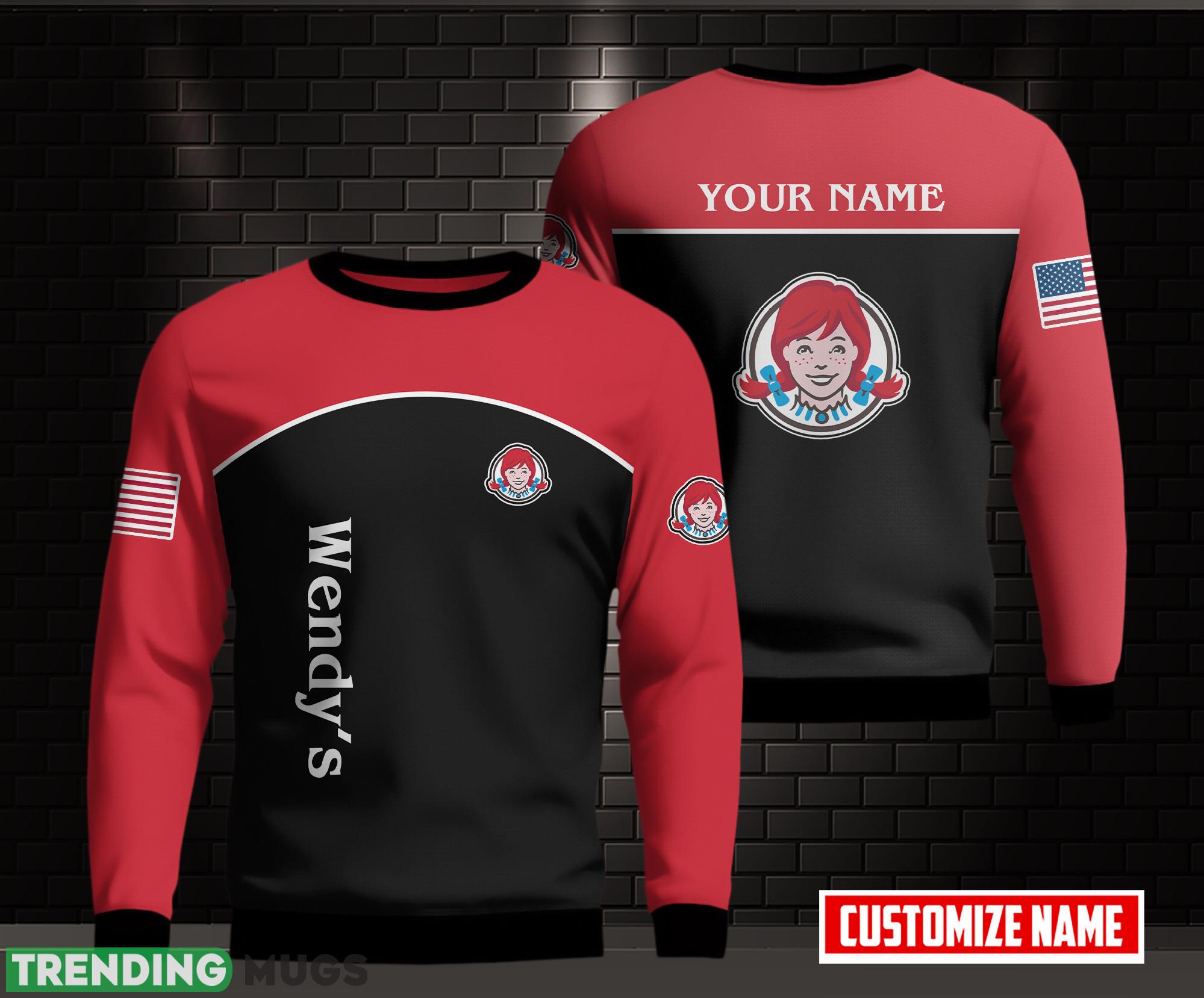 Wendy's Custom Name Logo Brands Sweater Funny Cute Gift Christmas Familys 3D Sweater Wendy's Custom Name Logo Brands Sweater Funny Cute Gift Christmas Familys - Wendy's Custom Name Logo Brands Sweater Funny Cute Gift Christmas Familys