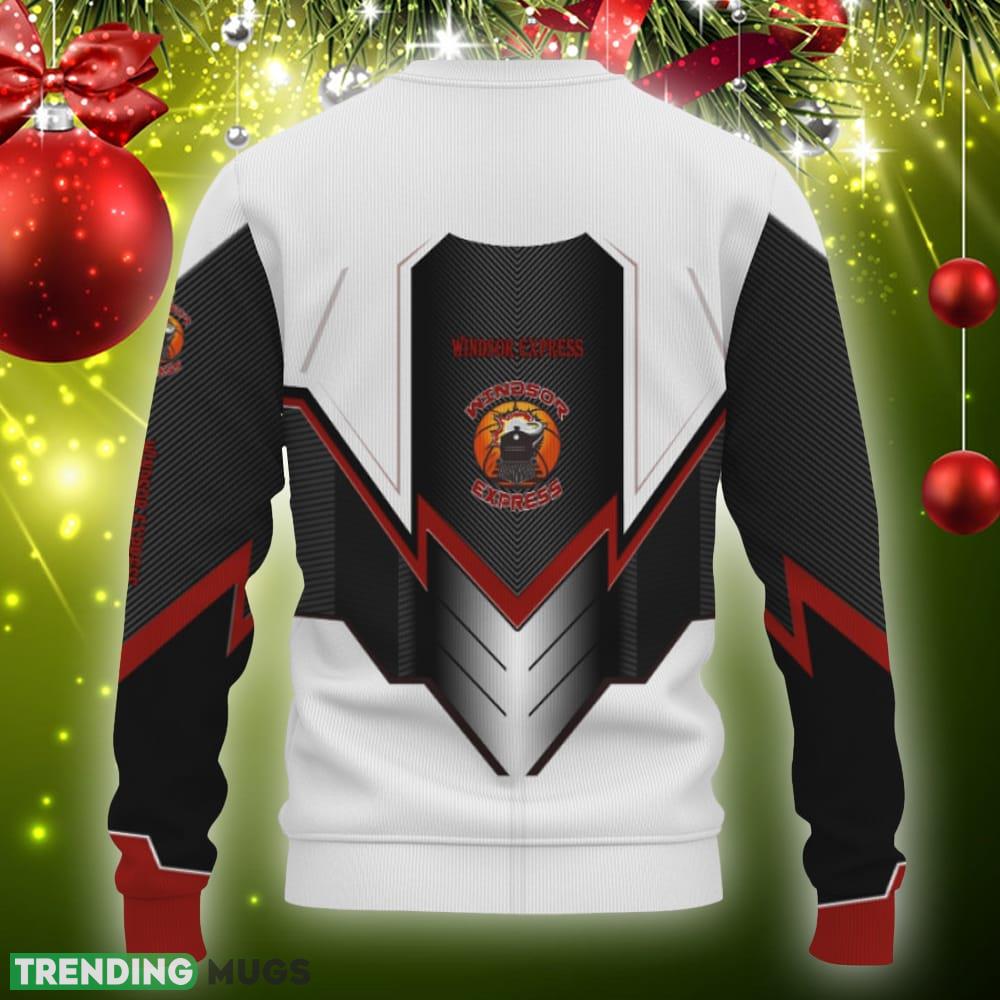 Windsor Express Trend Gift For Fan American Football Knitted Xmas Sweater Gift Holidays 3D Sweater Windsor Express Trend Gift For Fan American Football Knitted Xmas Sweater Gift Holidays 3D Sweater