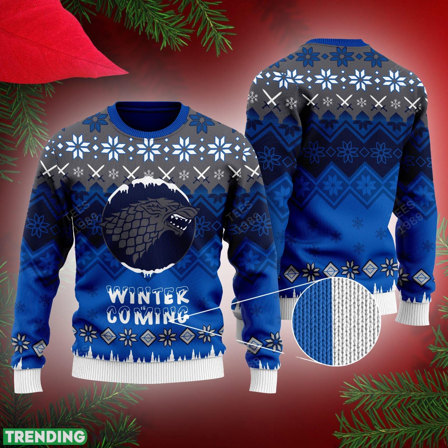 Winter Is Coming Stark Knitted Christmas 3D Sweater Gift Holidays - Winter Is Coming Stark Knitted Christmas 3D Sweater Gift Holidays Winter Is Coming Stark Knitted Christmas 3D Sweater Gift Holidays - Winter Is Coming Stark Knitted Christmas 3D Sweater Gift Holidays