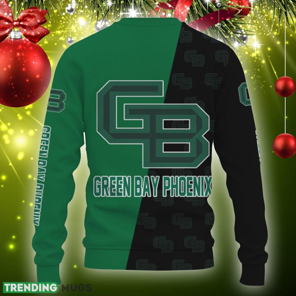Wisconsin'Green Bay Phoenix Sports American Football Ugly Xmas Sweater Gift Holidays 3D Sweater Wisconsin'Green Bay Phoenix Sports American Football Ugly Xmas Sweater Gift Holidays 3D Sweater