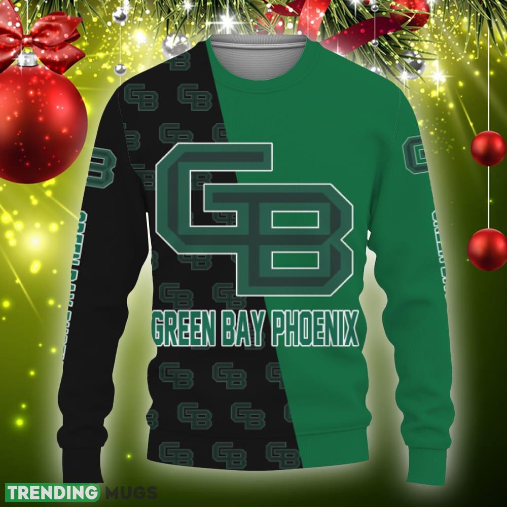 Wisconsin'Green Bay Phoenix Sports American Football Ugly Xmas Sweater Gift Holidays 3D Sweater Wisconsin'Green Bay Phoenix Sports American Football Ugly Xmas Sweater Gift Holidays - Wisconsin' 'Green Bay Phoenix Sports American Football 3D Shirt-3D Sweatshirt_3