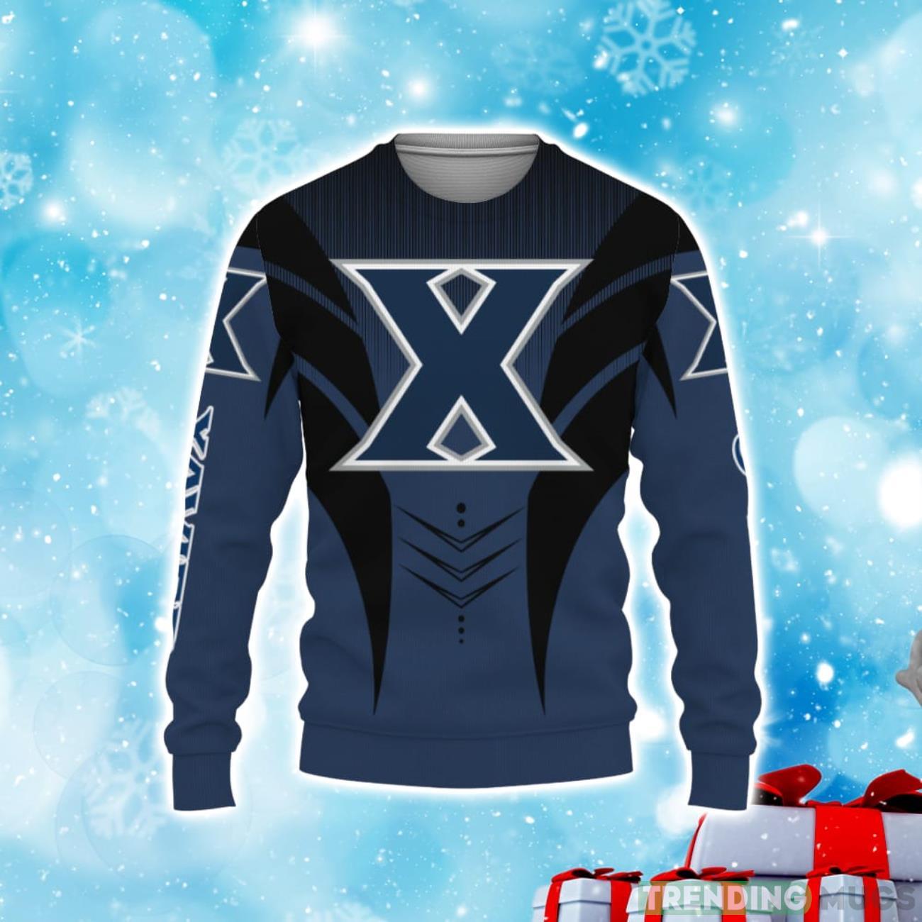 Xavier Musketeers Football American Day, Sport Teams Champion 3D Shirt Christmas Sweater Product Photo 1 Xavier Musketeers Football American Day, Sport Teams Champion 3D Shirt Christmas Sweater Product Photo 1
