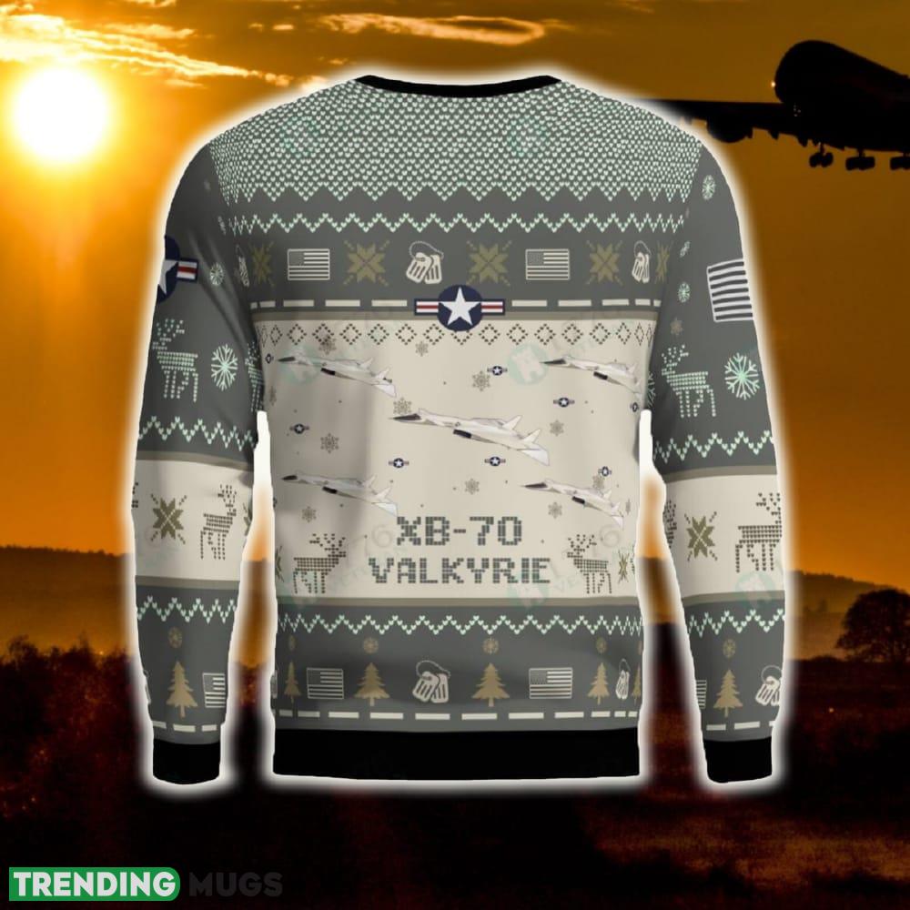 XB 70 Valkyrie XB70 Combat Aircraft Ugly Sweater Gift For Men And Women Gift Veteran Christmas 3D Sweater XB 70 Valkyrie XB70 Combat Aircraft Ugly Sweater Gift For Men And Women Gift Veteran Christmas 3D Sweater