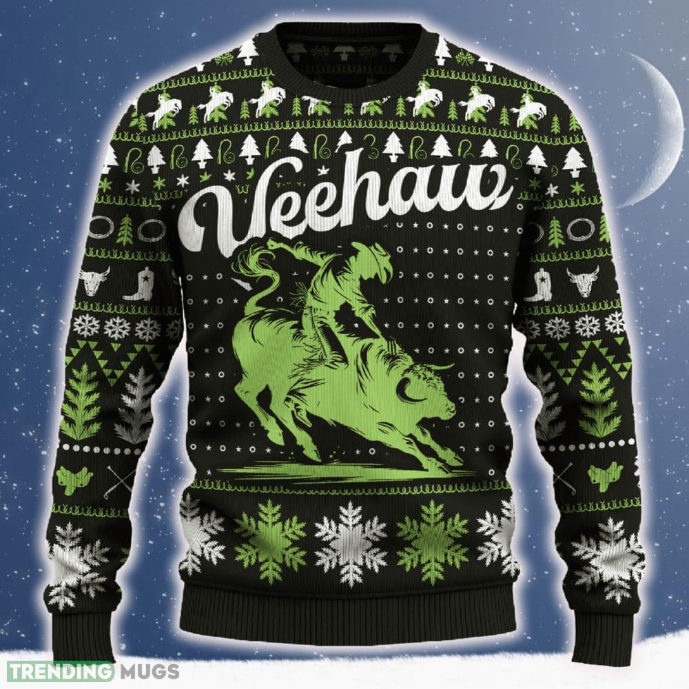 Yeehaw Bull Dogging Sweater Yarn Gift Fans For Men And Women Holidays Christmas - Yeehaw Bull Dogging Ugly Christmas Sweater_ 1 Yeehaw Bull Dogging Sweater Yarn Gift Fans For Men And Women Holidays Christmas - Yeehaw Bull Dogging Ugly Christmas Sweater_ 1