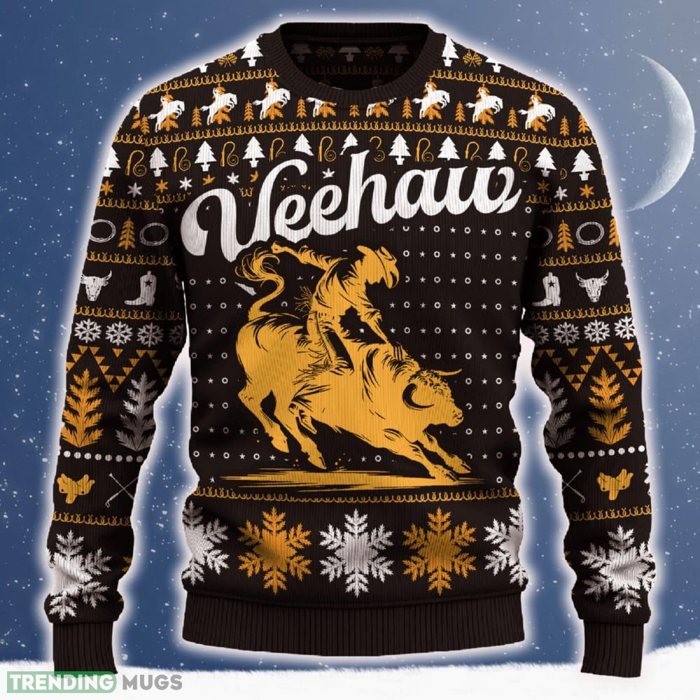Yeehaw Bull Dogging Ugly Christmas Sweater 2023 Trending Hot Pattern For Fans Gift - Yeehaw Bull Dogging Ugly Christmas Sweater_ 1 Yeehaw Bull Dogging Ugly Christmas Sweater 2023 Trending Hot Pattern For Fans Gift - Yeehaw Bull Dogging Ugly Christmas Sweater_ 1