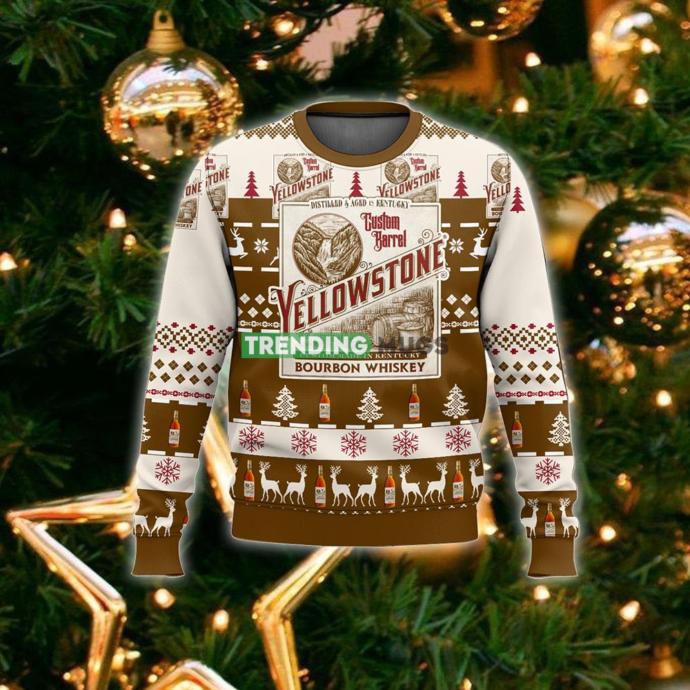 Yellowstone Bourbon Ugly Christmas Sweater Gift Men And Women 3D Sweater Yellowstone Bourbon Ugly Christmas Sweater Gift Men And Women 3D Sweater