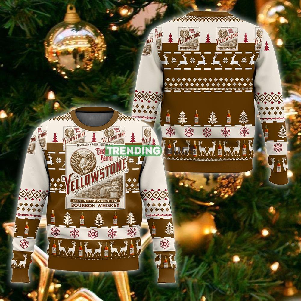 Yellowstone Bourbon Ugly Christmas Sweater Gift Men And Women - Yellowstone Bourbon Ugly Christmas Sweater For Men And Women Photo 1 Yellowstone Bourbon Ugly Christmas Sweater Gift Men And Women - Yellowstone Bourbon Ugly Christmas Sweater For Men And Women Photo 1