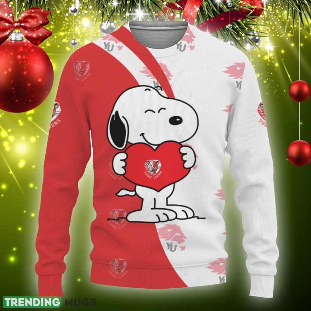 York Lions Snoopy Cute Heart American Sports Team Ugly Xmas Sweater AOP Gift Holidays - York Lions Snoopy Cute Heart American Sports Team Sweatshirt-3D Sweatshirt_3 York Lions Snoopy Cute Heart American Sports Team Ugly Xmas Sweater AOP Gift Holidays - York Lions Snoopy Cute Heart American Sports Team Sweatshirt-3D Sweatshirt_3