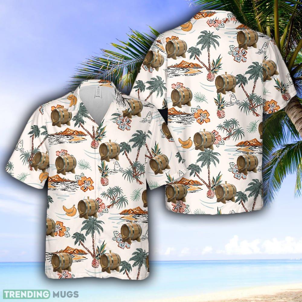 0,5 liter wine barrel Hungarian oak Hawaiian Shirt - 0,5 liter wine barrel Hungarian oak Hawaiian Shirt
