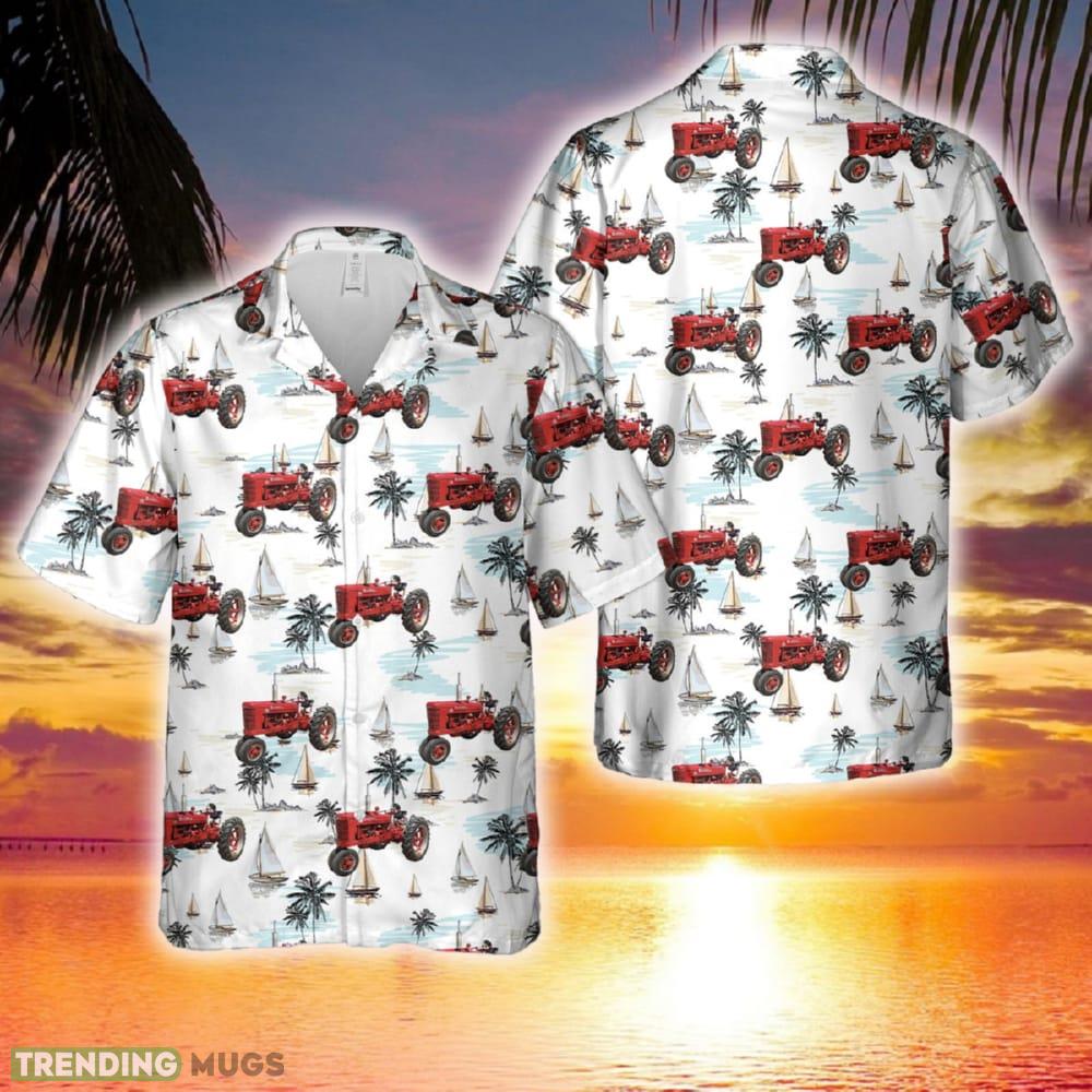 1947 Farmall M 2WD Tractor Hawaiian Shirt - 1947 Farmall M 2WD Tractor Hawaiian Shirt