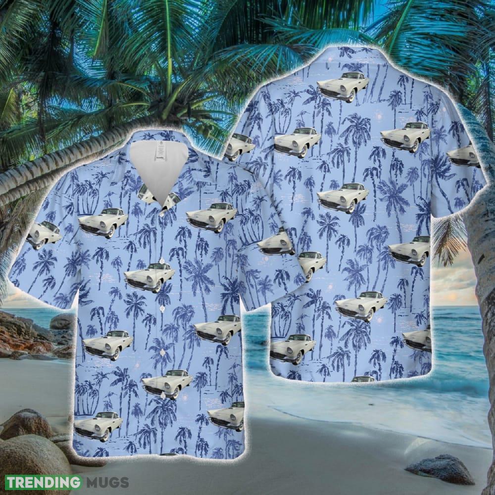 1957 Ford Thunderbird Convertible Hawaiian Shirt - 1957 Ford Thunderbird Convertible Hawaiian Shirt 1957 Ford Thunderbird Convertible Hawaiian Shirt - 1957 Ford Thunderbird Convertible Hawaiian Shirt