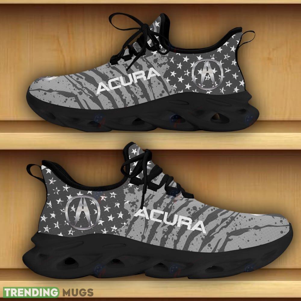 Acura Car And Motorcycle Racing Sport Sneaker Grey Max Soul Shoes Gift For Fans Max Soul Acura Car And Motorcycle Racing Sport Sneaker Grey Max Soul Shoes Gift For Fans Max Soul