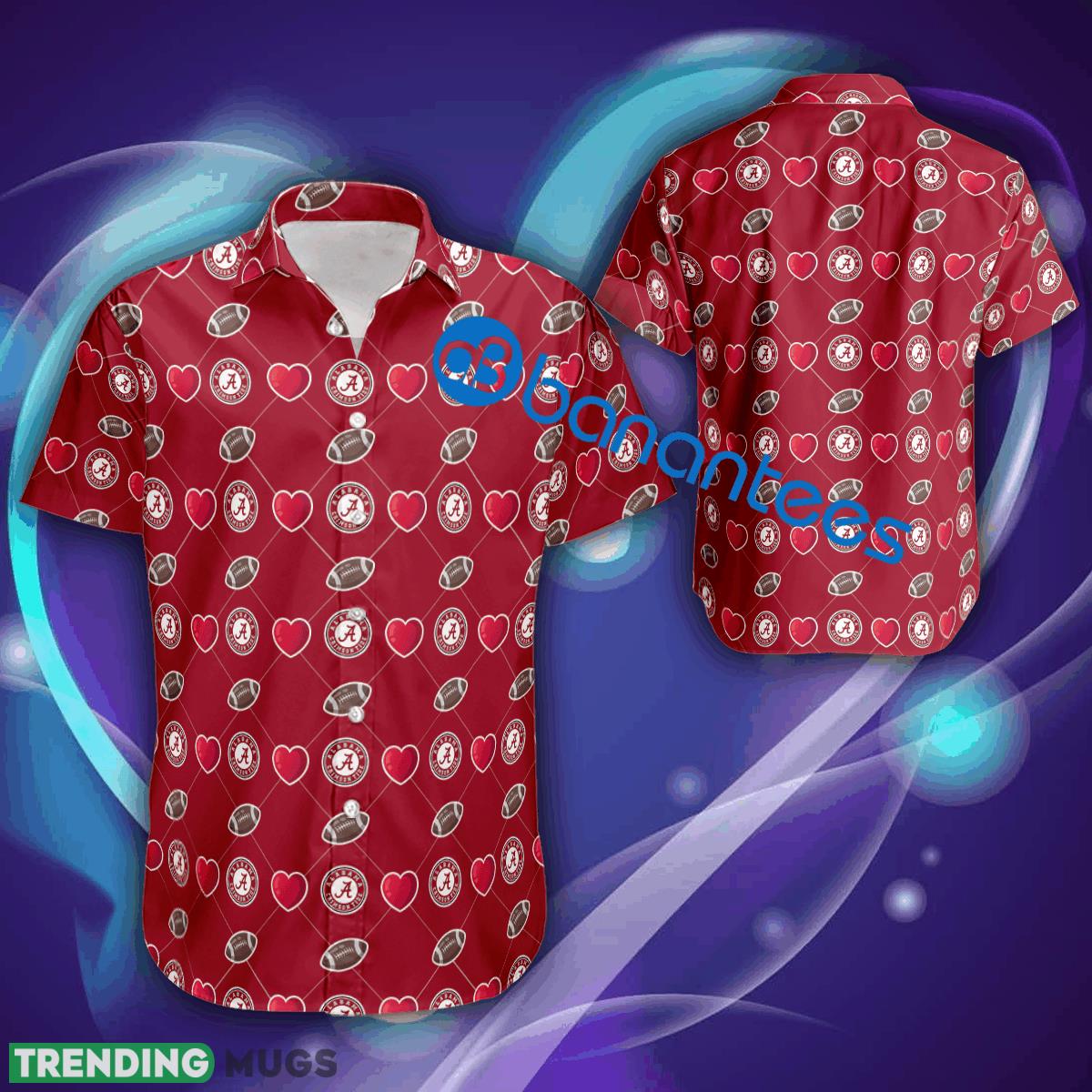 Alabama Crimson Tide Logo Heart Pattern Hawaiian Shirt Gift Valentines - Alabama Crimson Tide Logo Heart Pattern Hawaiian Shirt Gift Valentines Alabama Crimson Tide Logo Heart Pattern Hawaiian Shirt Gift Valentines - Alabama Crimson Tide Logo Heart Pattern Hawaiian Shirt Gift Valentines