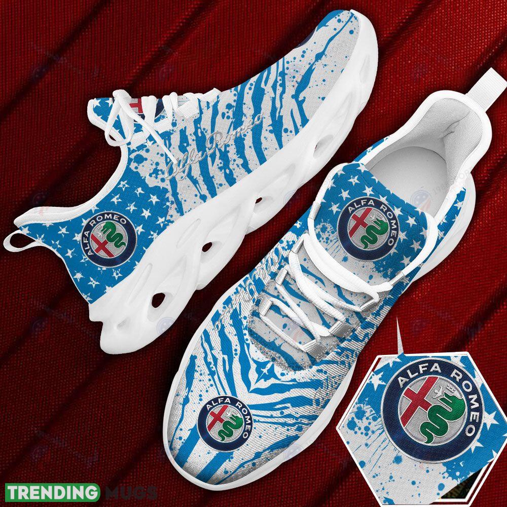 Alfa Romeo Car And Motorcycle Racing Chunky Shoes Blue Max Soul Sneakers For Men Women - Alfa Romeo Car And Motorcycle Racing Blue Max Soul Shoes Photo 1 Alfa Romeo Car And Motorcycle Racing Chunky Shoes Blue Max Soul Sneakers For Men Women - Alfa Romeo Car And Motorcycle Racing Blue Max Soul Shoes Photo 1
