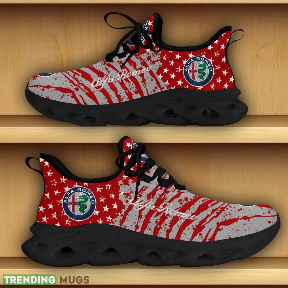 Alfa Romeo Car And Motorcycle Racing Chunky Shoes Red Max Soul Sneakers For Men Women Max Soul Alfa Romeo Car And Motorcycle Racing Chunky Shoes Red Max Soul Sneakers For Men Women Max Soul