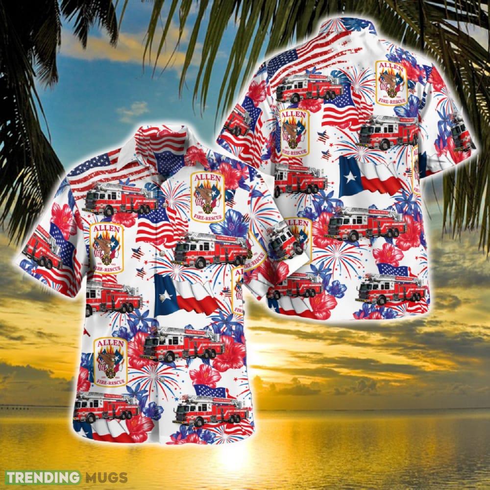 Allen, Texas, Allen Fire Department, 4th Of July Hawaiian Shirt - Allen, Texas, Allen Fire Department, 4th Of July Hawaiian Shirt Allen, Texas, Allen Fire Department, 4th Of July Hawaiian Shirt - Allen, Texas, Allen Fire Department, 4th Of July Hawaiian Shirt