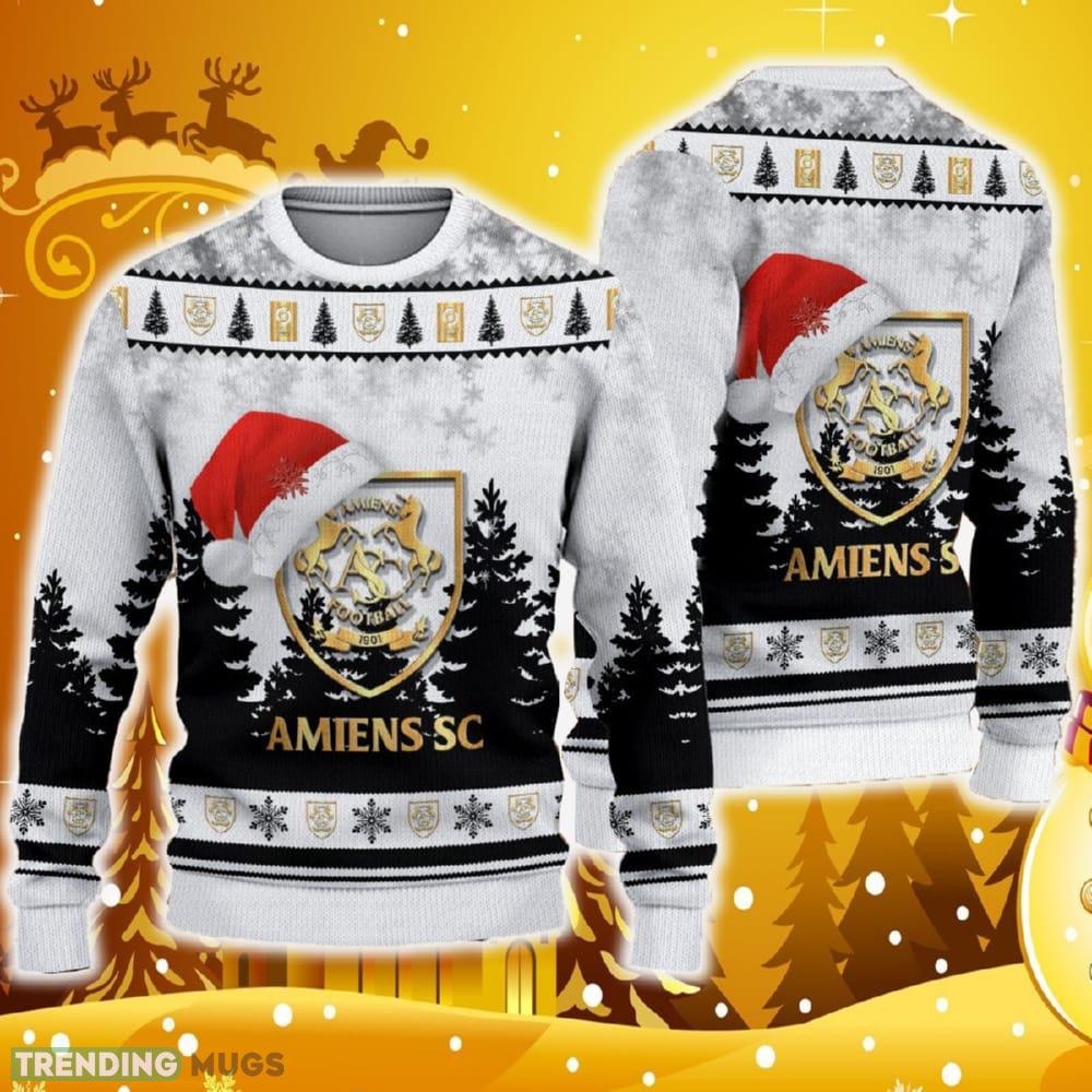 Amiens SC Ugly Christmas Sweater Santa Hat Logo Tree Gift For Men And Women - Amiens SC Ugly Christmas Sweater Santa Hat Logo Tree Gift For Men And Women Amiens SC Ugly Christmas Sweater Santa Hat Logo Tree Gift For Men And Women - Amiens SC Ugly Christmas Sweater Santa Hat Logo Tree Gift For Men And Women