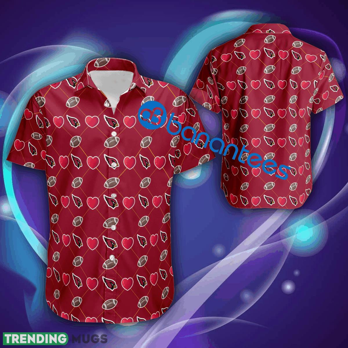 Arizona Cardinals Logo Heart Pattern Valentines 3D Hawaiian Shirt For Men And Women - Arizona Cardinals Logo Heart Pattern Valentines 3D Hawaiian Shirt For Men And Women Arizona Cardinals Logo Heart Pattern Valentines 3D Hawaiian Shirt For Men And Women - Arizona Cardinals Logo Heart Pattern Valentines 3D Hawaiian Shirt For Men And Women