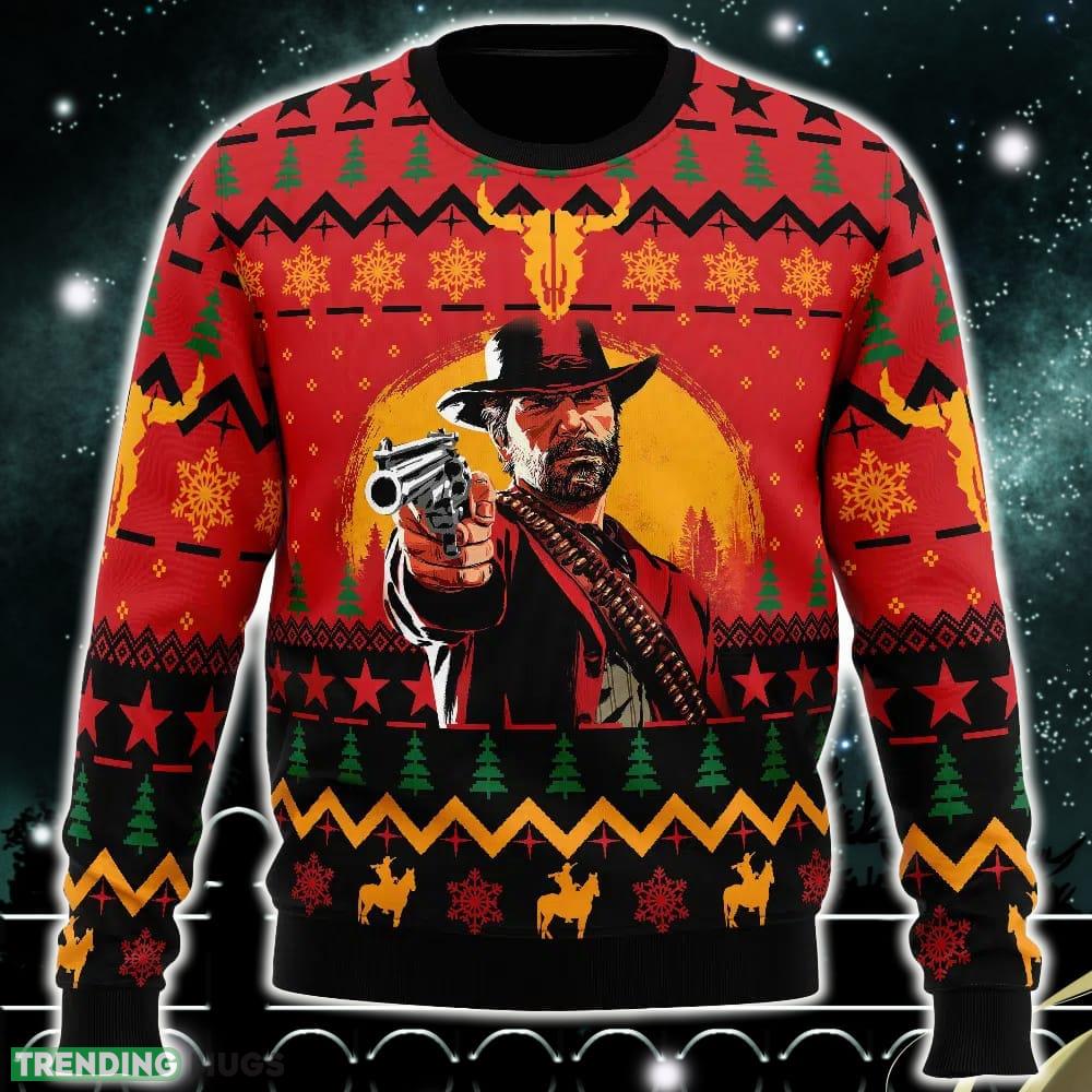 Arthur Morgan Red Dead Redemption Ugly Christmas Sweater Funny Gift Ideas Christmas - Arthur Morgan Red Dead Redemption Ugly Christmas Sweater_1 Arthur Morgan Red Dead Redemption Ugly Christmas Sweater Funny Gift Ideas Christmas - Arthur Morgan Red Dead Redemption Ugly Christmas Sweater_1