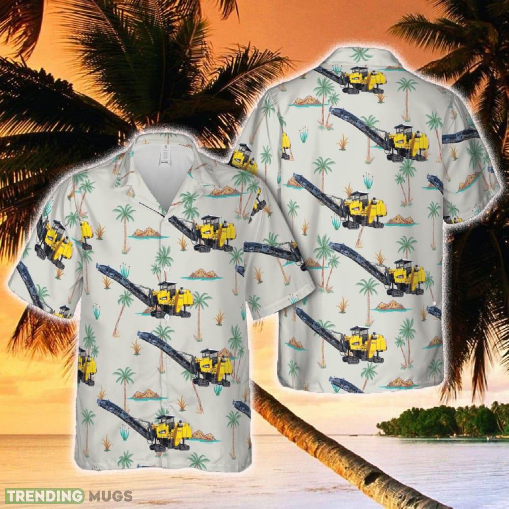 Asphalt Milling Machine Hawaiian Shirt - Asphalt Milling Machine Hawaiian Shirt Asphalt Milling Machine Hawaiian Shirt - Asphalt Milling Machine Hawaiian Shirt