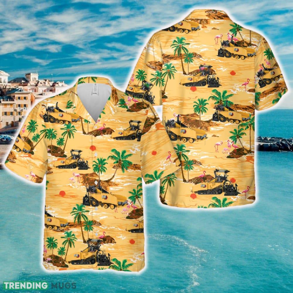 Asphalt Paver Hawaiian Shirt - Asphalt Paver Hawaiian Shirt
