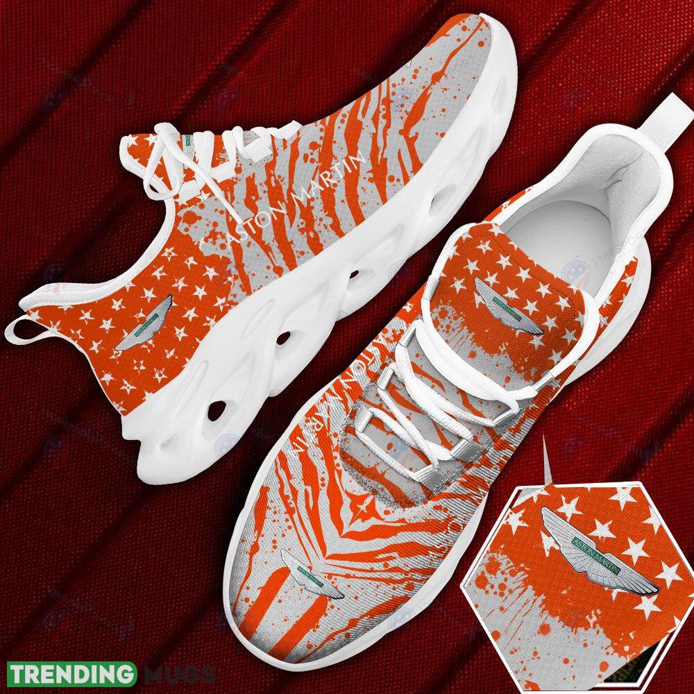 Aston Martin Car And Motorcycle Racing Running Sneaker Orange Max Soul Shoes Gift For Fans - Aston Martin Car And Motorcycle Racing Orange Max Soul Shoes Photo 1 Aston Martin Car And Motorcycle Racing Running Sneaker Orange Max Soul Shoes Gift For Fans - Aston Martin Car And Motorcycle Racing Orange Max Soul Shoes Photo 1