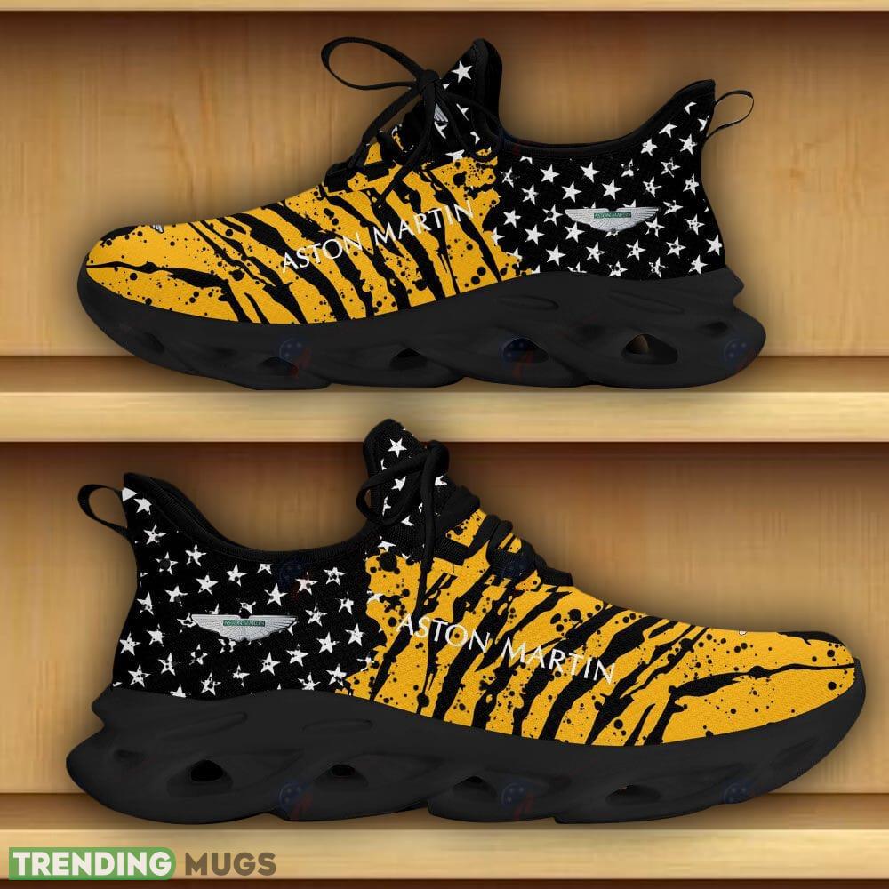 Aston Martin Car And Motorcycle Racing Sport Shoes Yellow Max Soul Sneakers For Men Women Max Soul Aston Martin Car And Motorcycle Racing Sport Shoes Yellow Max Soul Sneakers For Men Women Max Soul