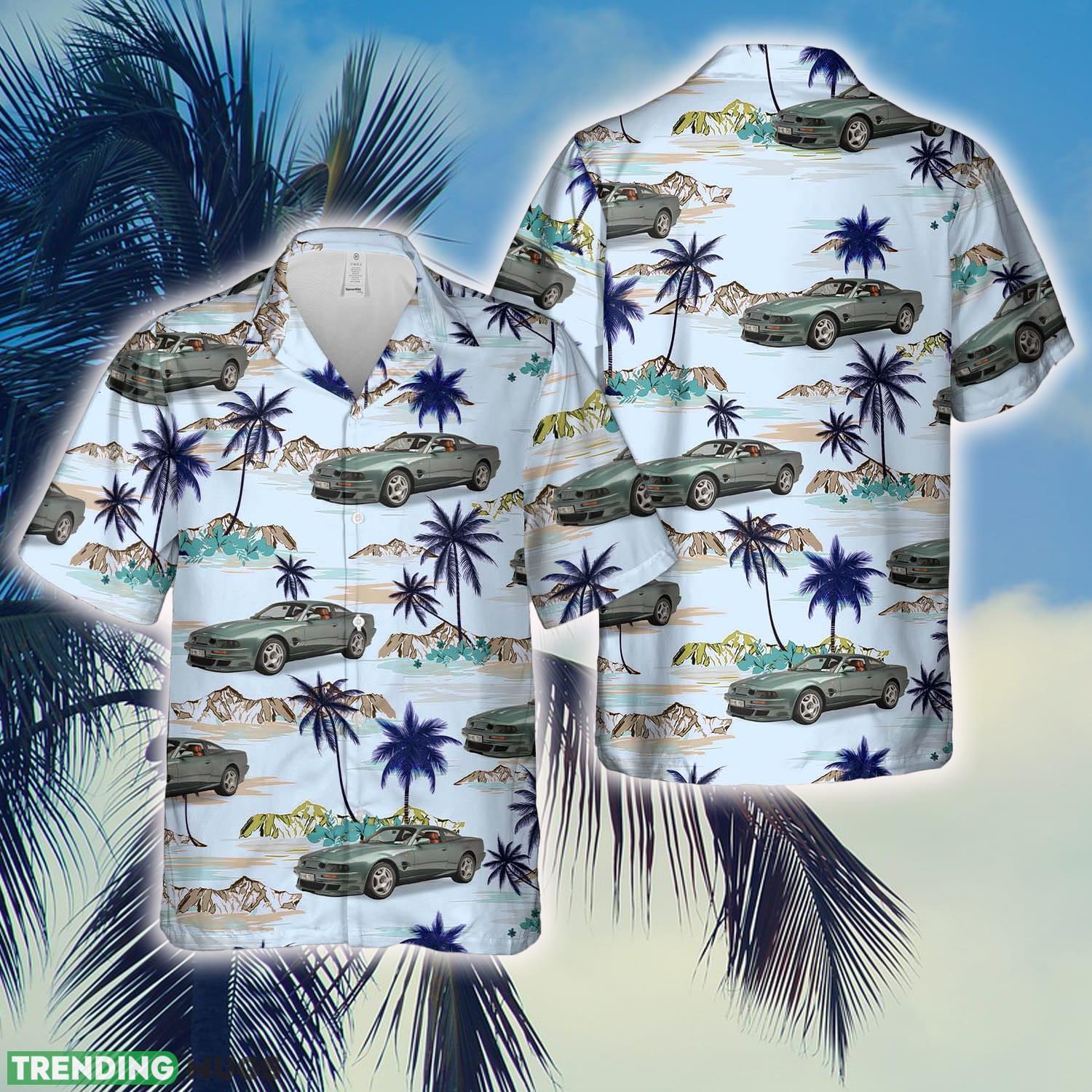 Aston Martin V8 Vantage 1999 Hawaiian Shirt - Aston Martin V8 Vantage 1999 Hawaiian Shirt Aston Martin V8 Vantage 1999 Hawaiian Shirt - Aston Martin V8 Vantage 1999 Hawaiian Shirt